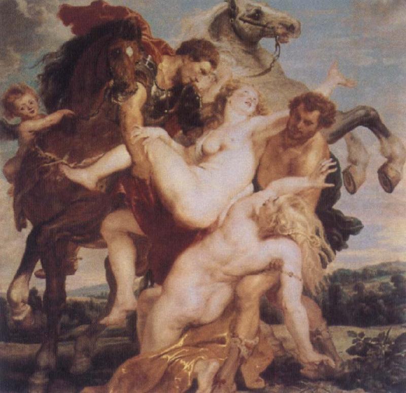 Peter Paul Rubens The Rape of the Daughters of Leucippus oil painting image